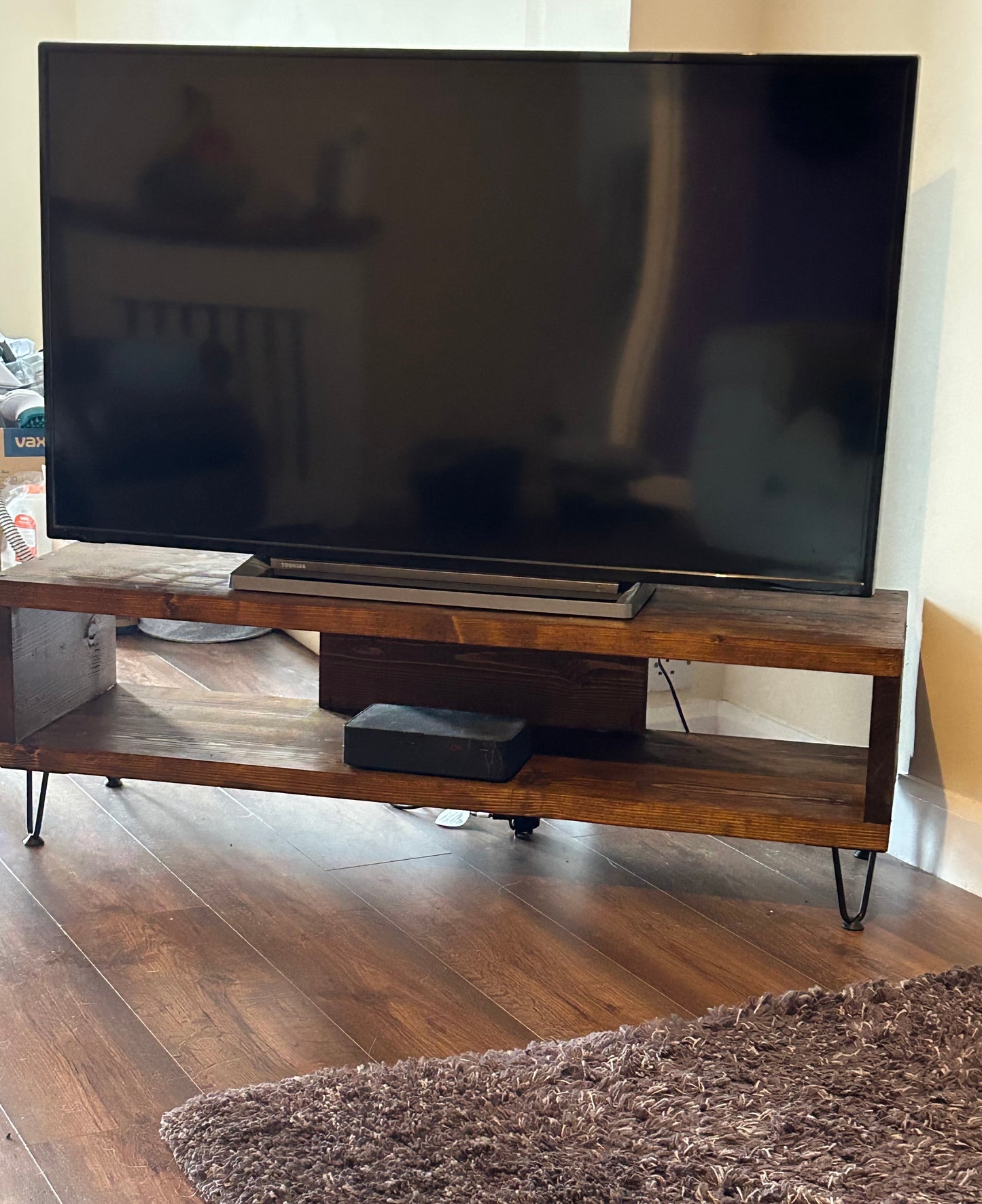 wooden tv unit