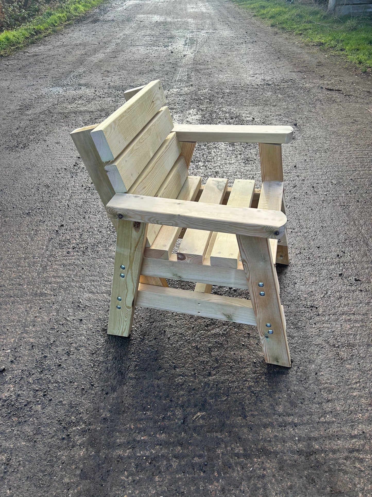 Garden timber chair