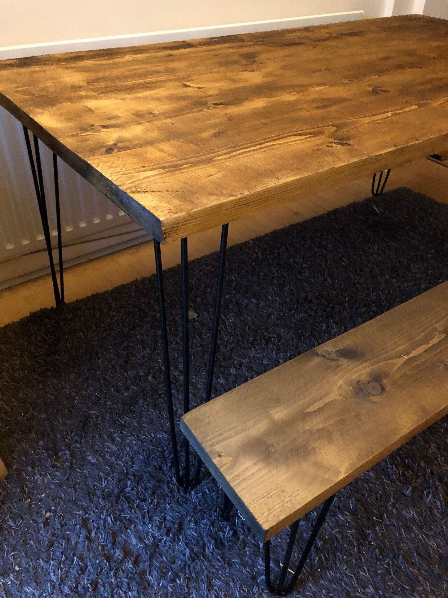 Dinning Table with Hairpin legs