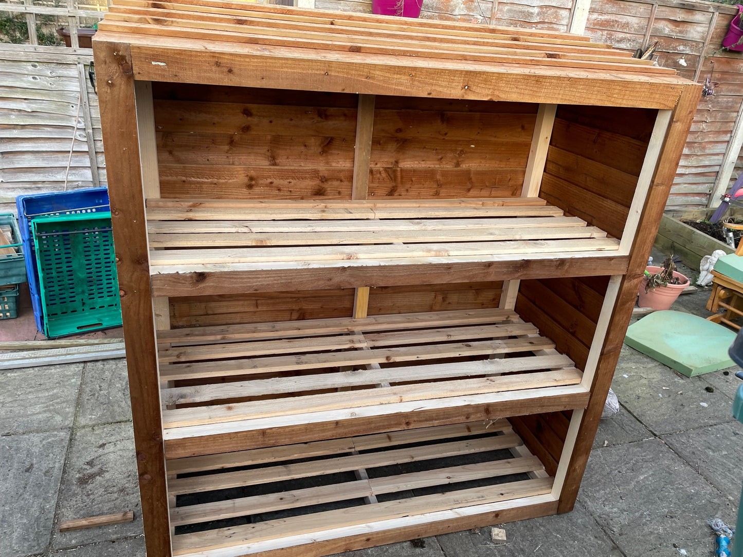 Garden household Recycling box storage