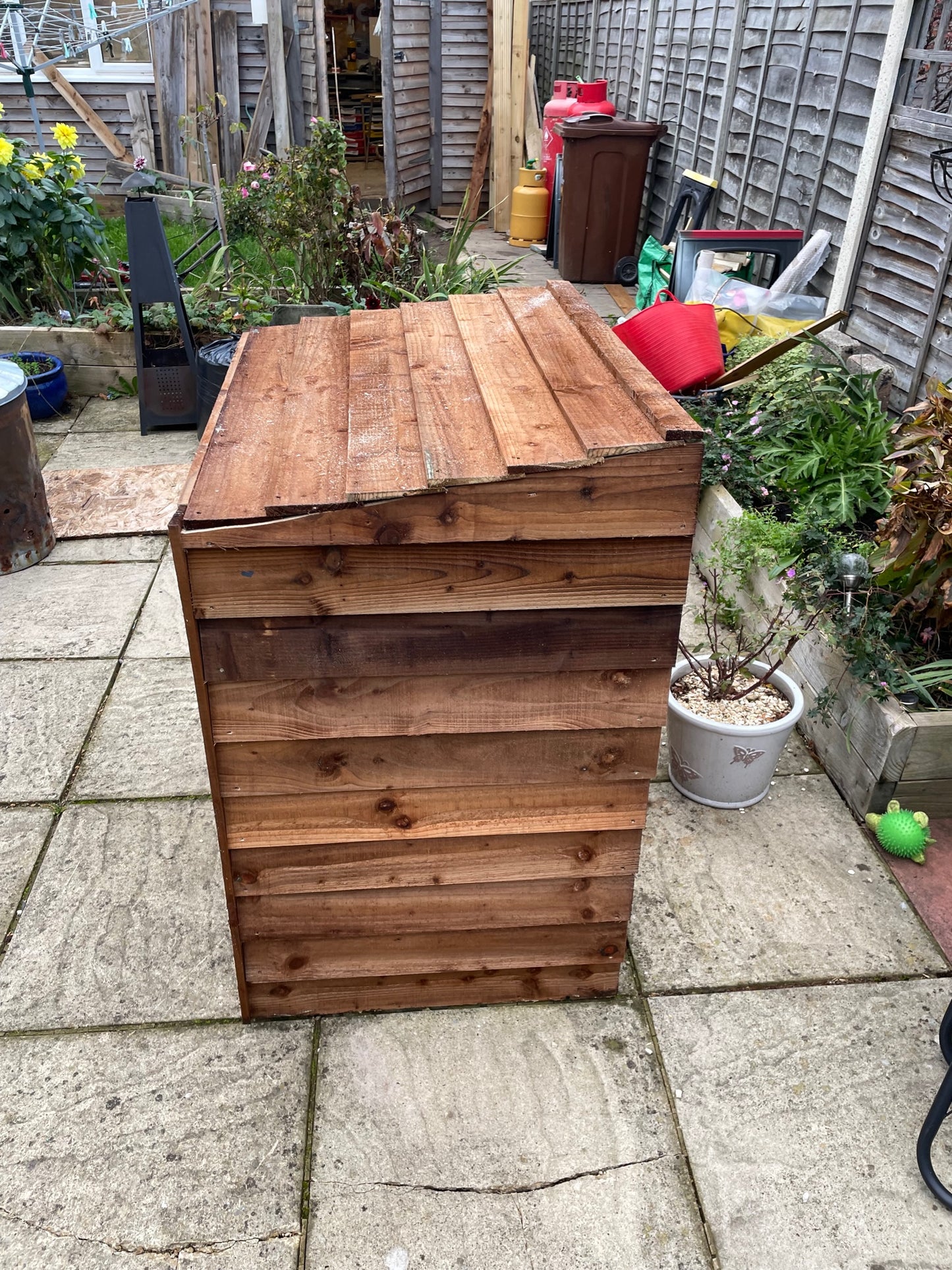 Garden household Recycling box storage