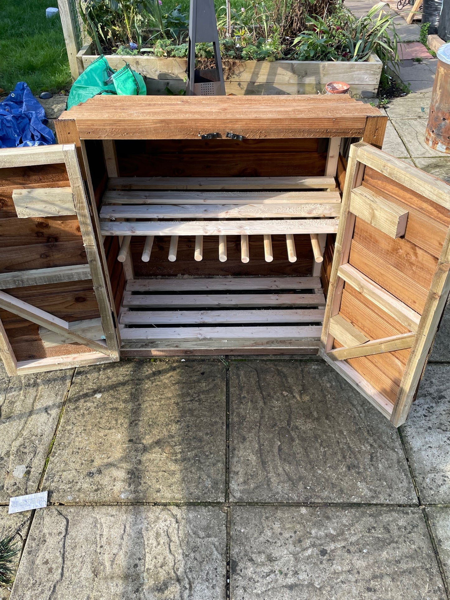 Garden Wellie and shoe storage