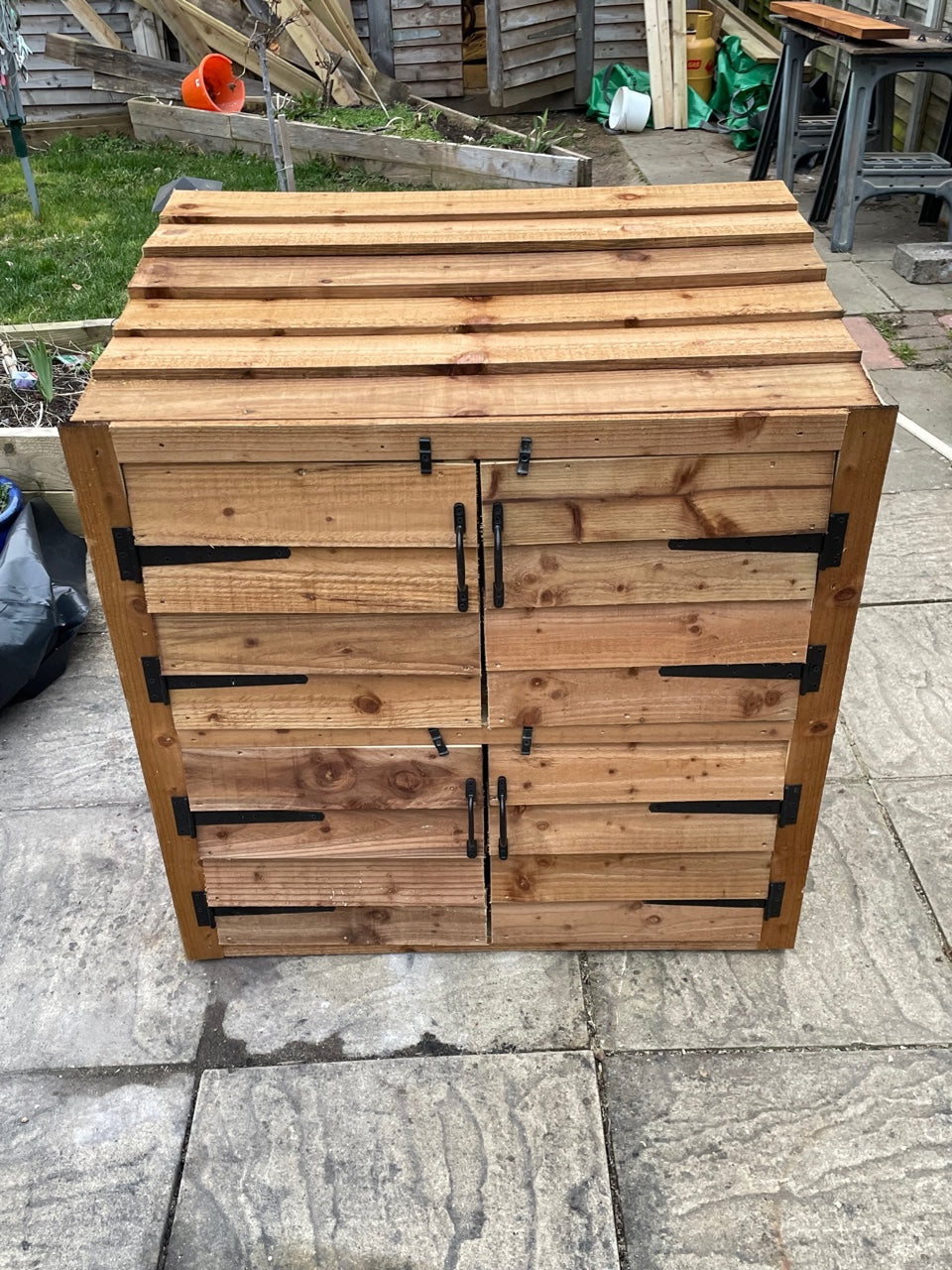 Garden household Recycling box storage