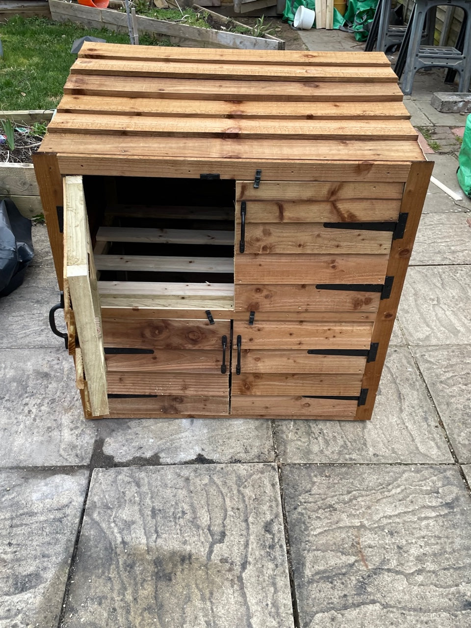 Garden household Recycling box storage