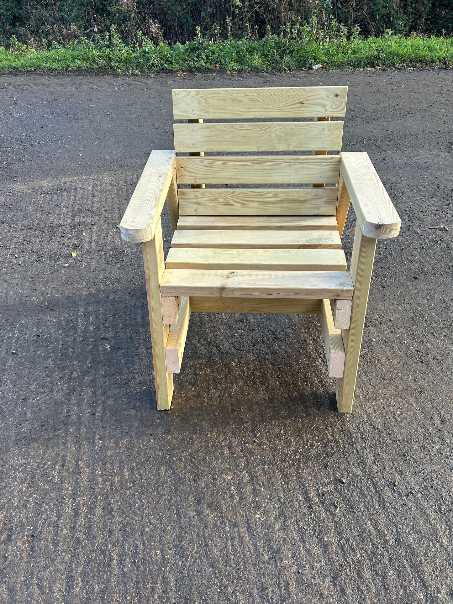 Garden timber chair